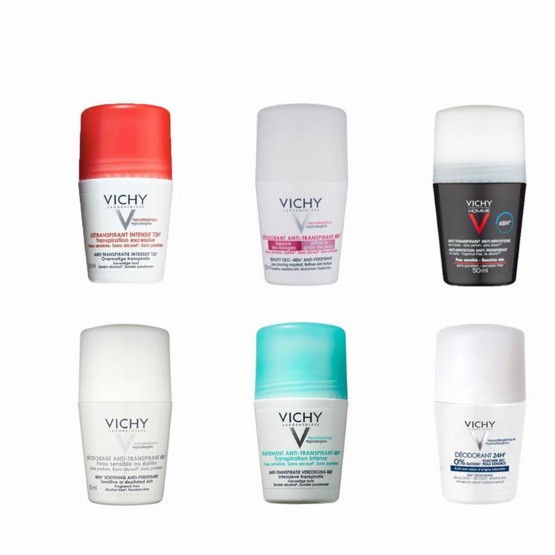 So sánh chi tiết các dòng sản phẩm lăn nách Vichy: 48H, Stress Resist, Clinical Control